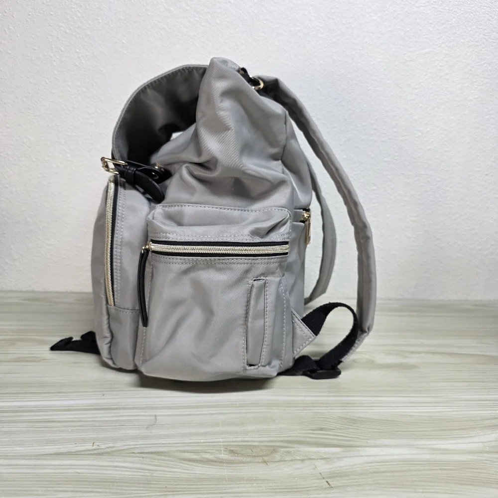 VOGSHOW Gray Stylish Travel Baby Bag, Backpack